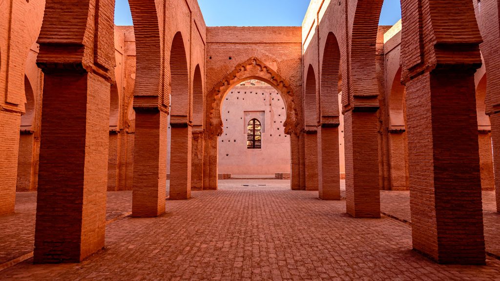 The Tinmal Mosque in the village of Tinmel in the High Atlas Mountains of Morocco