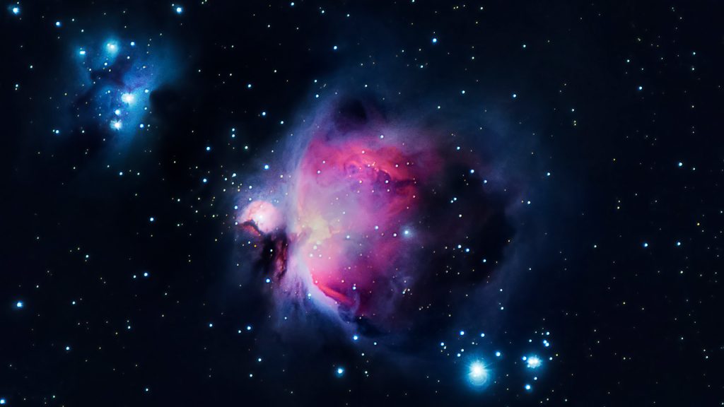 Great Orion Nebula M42 in the constellation of Orion