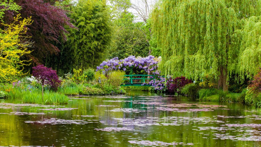 Claude Monet's garden in spring, Giverny, Eure, Normandy, France