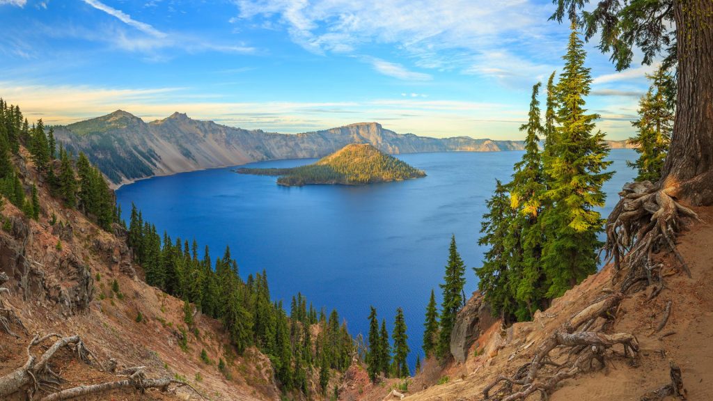 Stunning view of Crater Lake National Park, Oregon, USA