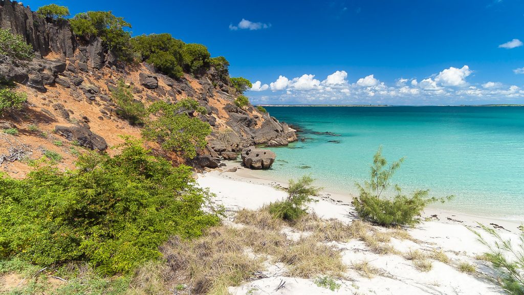 Coastline of Groote Eylandt island in Gulf of Carpentaria, Northern Territory, Australia