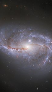 Barred spiral galaxy NGC 2608 in Cancer constellation may be a pair of ...