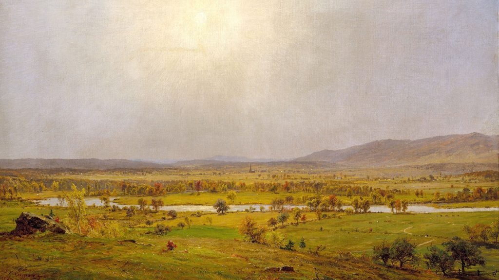 Pompton Plains, New Jersey, painting by Jasper Francis Cropsey, 1867