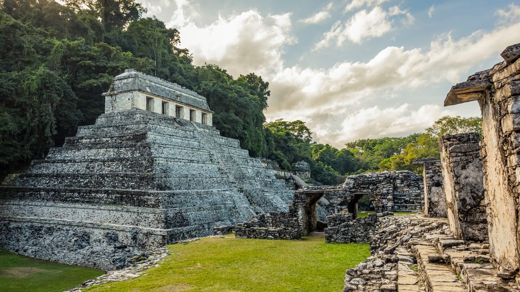 Temple of the Count ruins of the Maya city of Palenque, Chiapas, Mexico