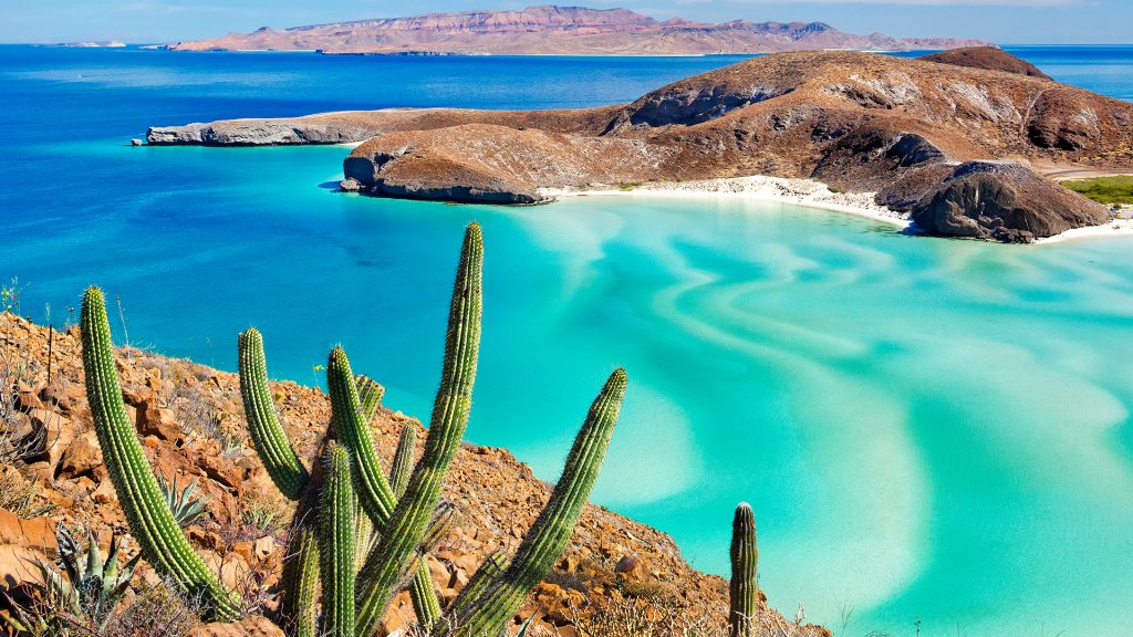 Puerto Balandra Beach in Pichilingue Peninsula, La Paz, Baja California Sur, Mexico