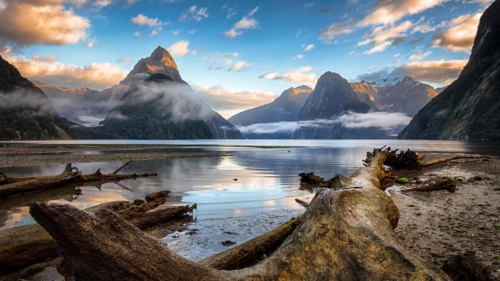 Piopiotahi (Milford Sound) Marine Reserve, Fiordland National Park, New Zealand South Island