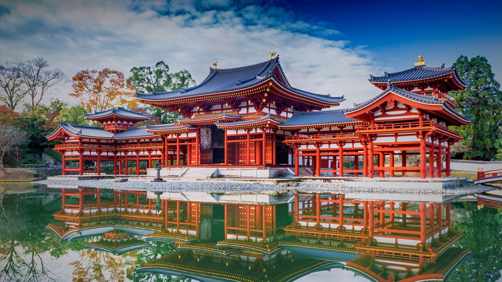 Byōdō-in Buddhist temple, Uji, Kyoto Prefecture, Japan