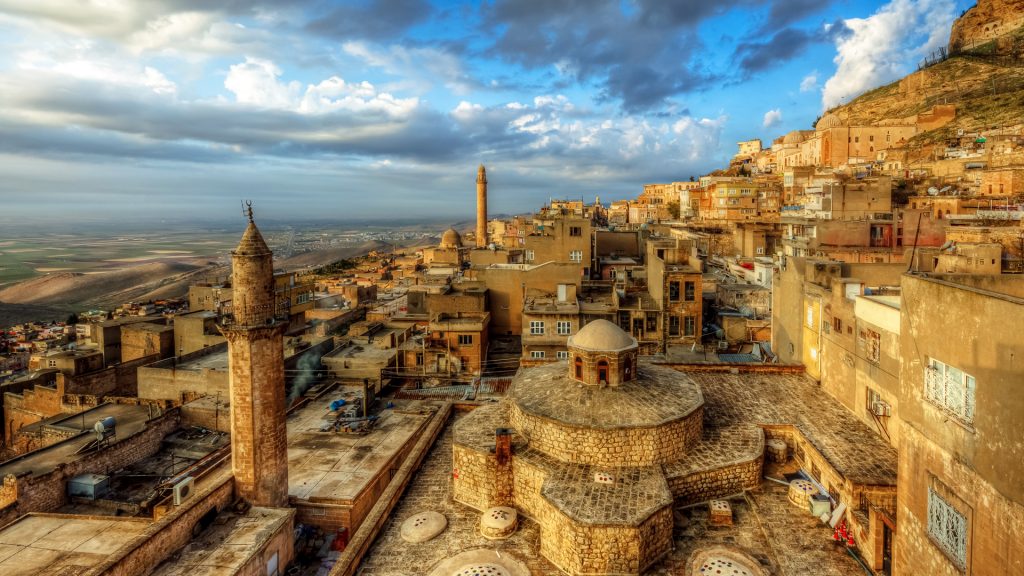 View of Mardin city in Turkey