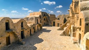 Granaries (grain stores) of a berber fortified village, Ksar Ouled Soltane, Tunisia 79e1be61df355741415ccbd70983a03a