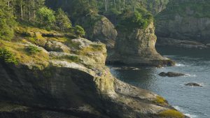 Cliffs and seastacks, Cape Flattery, Olympic Peninsula, Washington, USA 613a994a75715c9fa99f0a1f6cbada8d